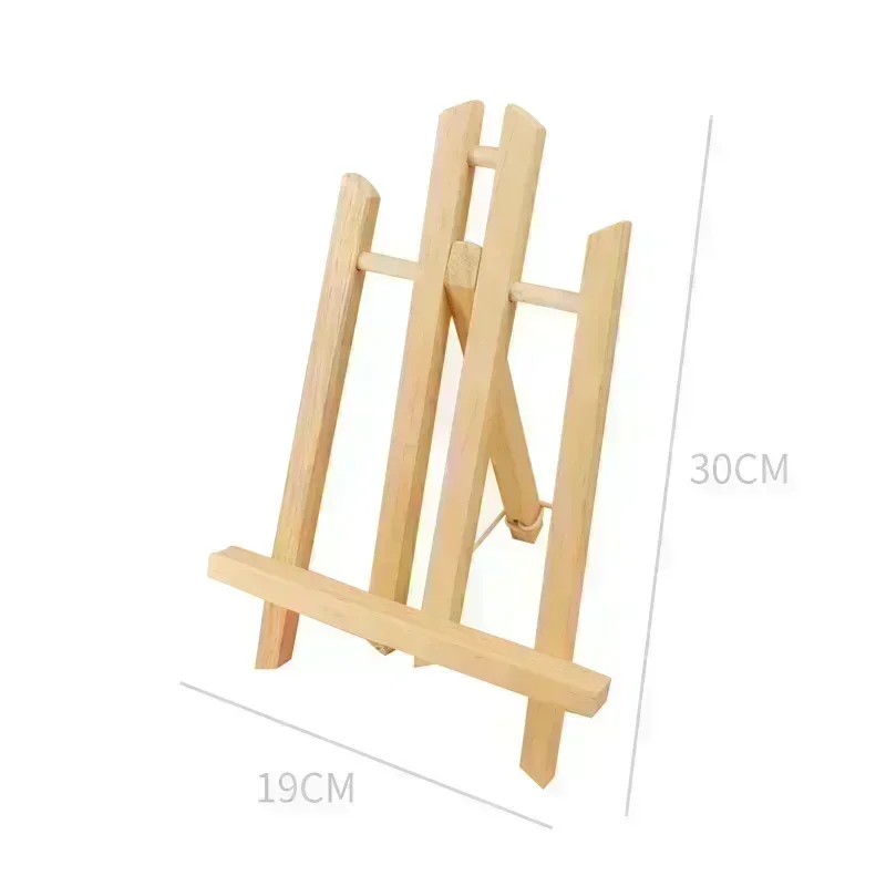 Classroom Students Artist Exhibition Art Craft Wooden Display Stand Holder Painting Easel Shelf