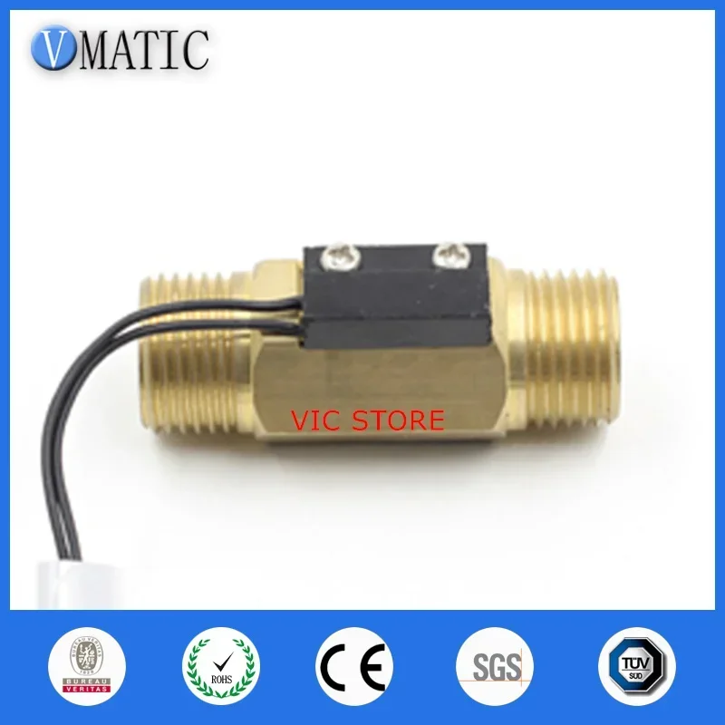 High Quality Electronic Sensor Toilet Auto Flush Brass Magnetic High Precision VC2260 Water Heater Flow Switch