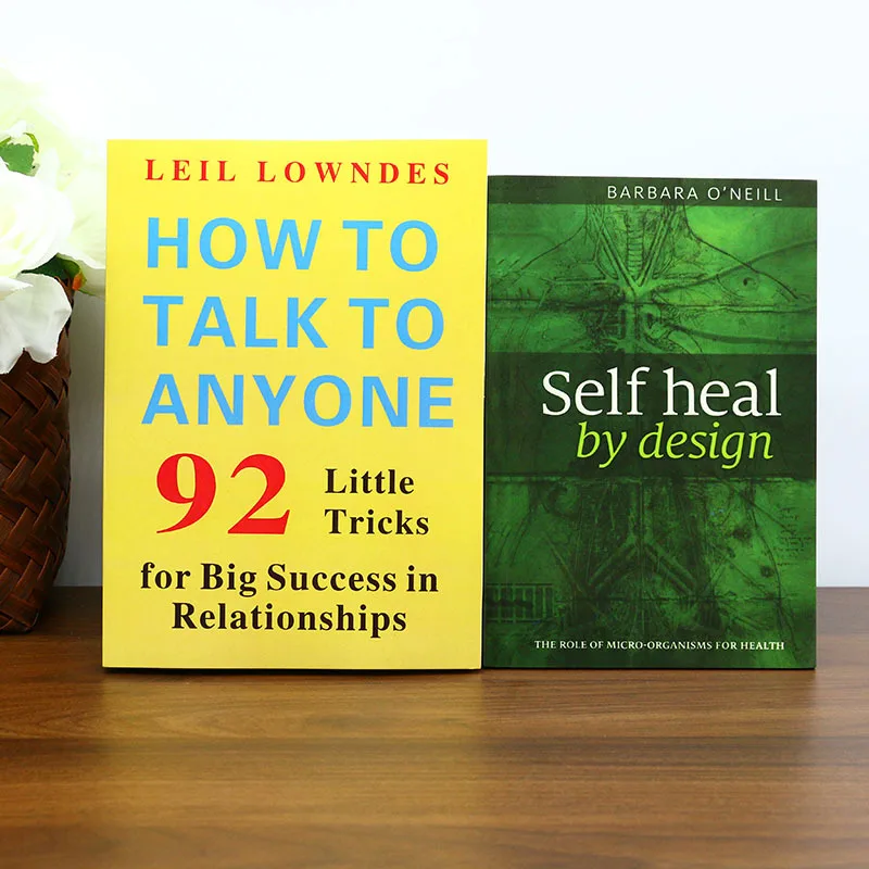 

《How to Talk to Anyone》+《Self heal by design》Daily reading helps social experts and health enthusiasts Ideal for Chrismas gifts