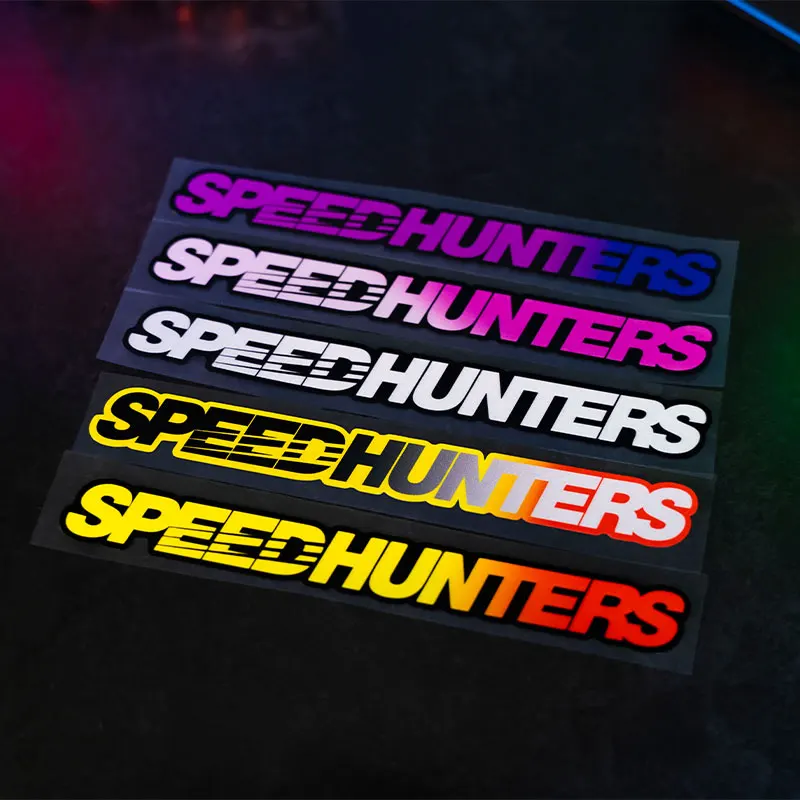 1PC Speedhunters Motorcyle Stickers Waterproof for Motorbike Front Fairing Fuel Tank Electric Scooter Body Decals Decoration image 2