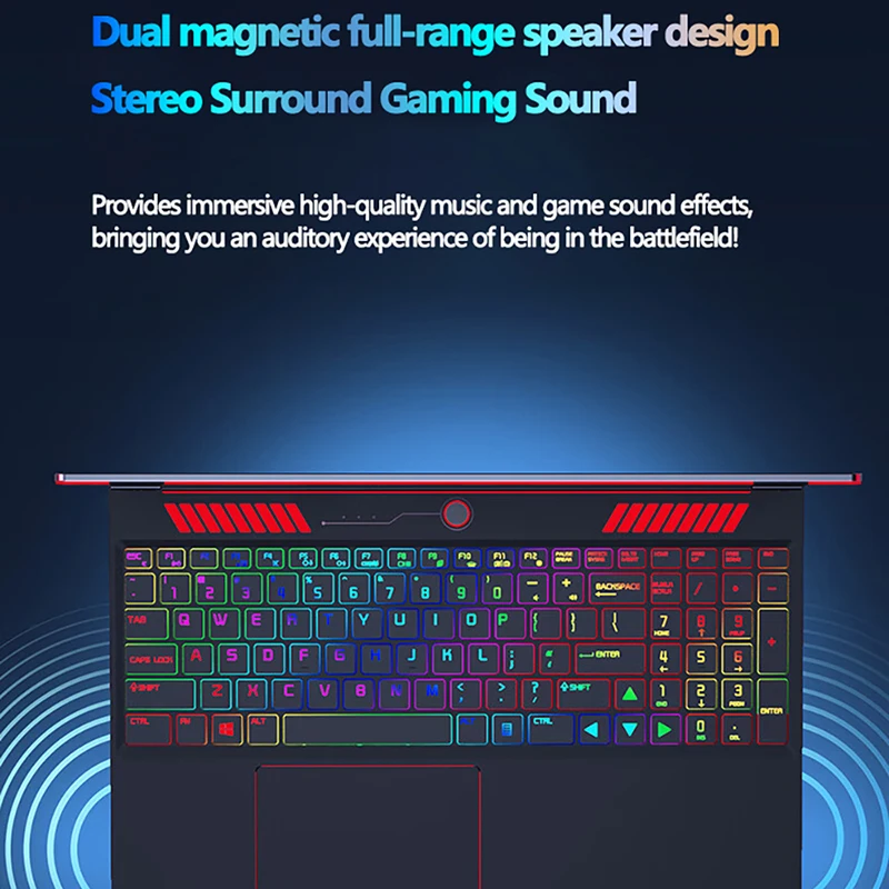 Laptop Gaming portátil, 16.1 Polegada, Intel Core i9-8950hk, i9-10885H, GTX1650, 4G, 64GB de RAM, 4TB SSD, DDR4, Câmera HD Win11, 5G WiFi, Netbook