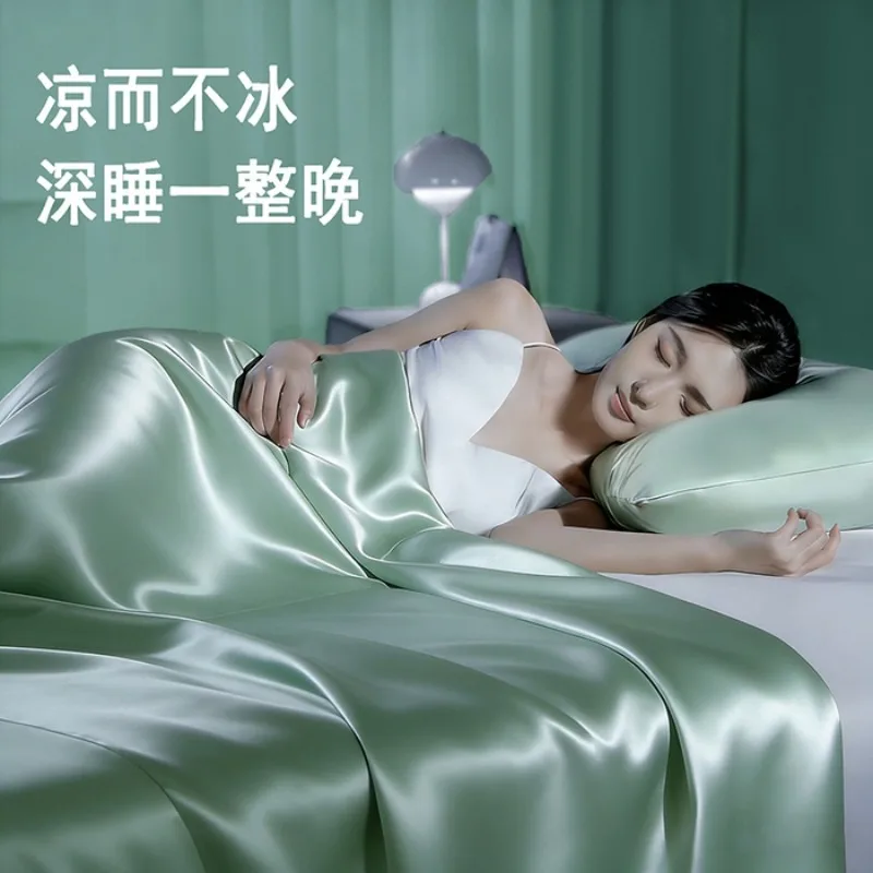 2026 New Planet Washed Silk Summer Cool Quilt Antibacterial Air - Conditioner Quilt Wicking Quick - Drying for Summer
