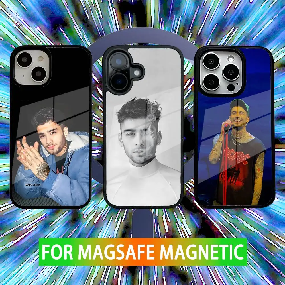 

Singer Z-Zayn M-Malik Phone Case For iPhone 16,15,14,13,12,11,Pro,Max,Plus,Mini,SE New Magsafe Magnetic Wireless Charging