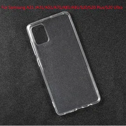 Clear Case for Samsung Galaxy S20 Plus S20 Ultra A21 A31 A51 A71 A81 A91 Transparent Gel TPU Dropproof Shockproof Phone Case