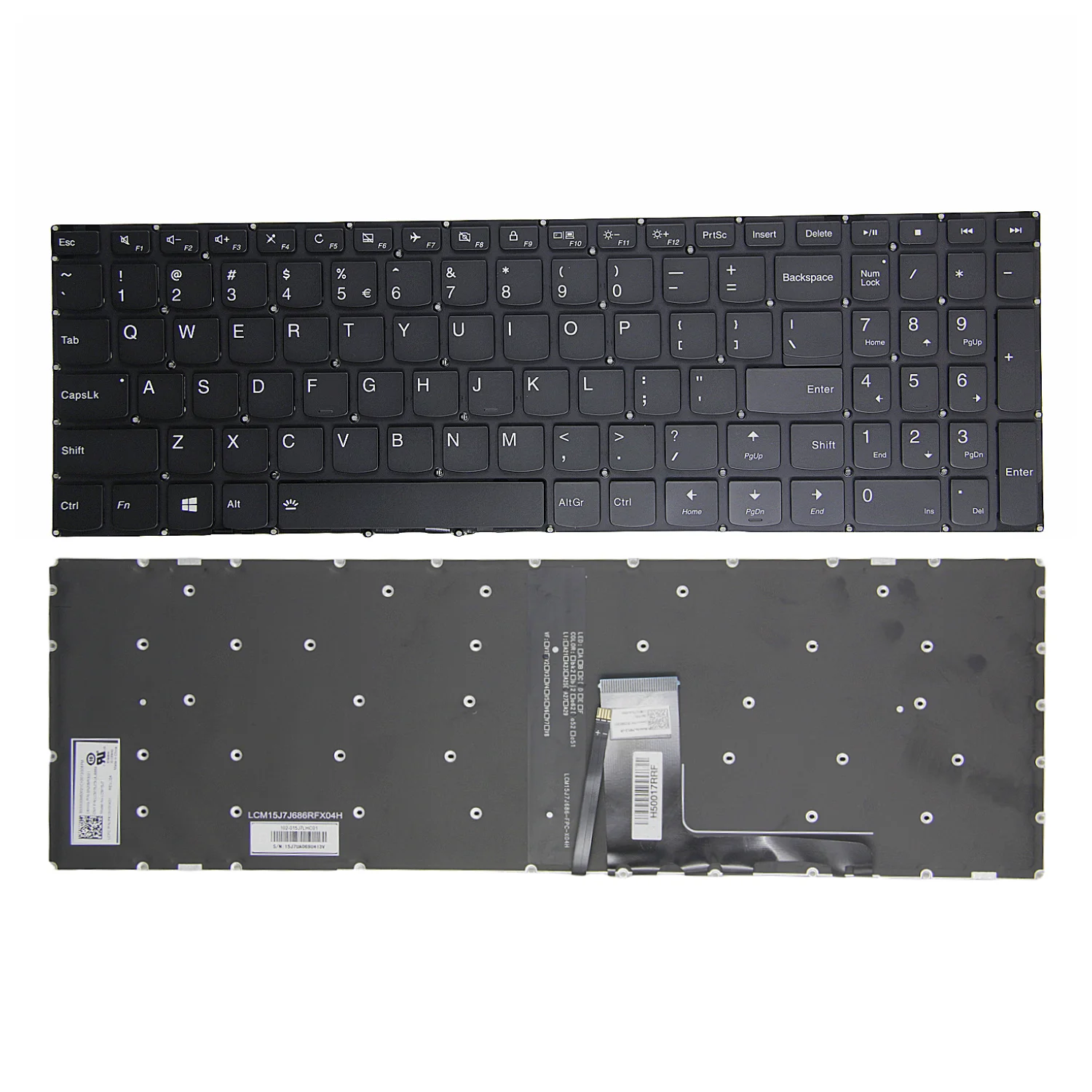 100%New Original us For Lenovo 110-15IBR 110-15ACL 110-15AST V310-15 510-15 V110-15 510-15IKB E52-80 English Laptop Keyboard