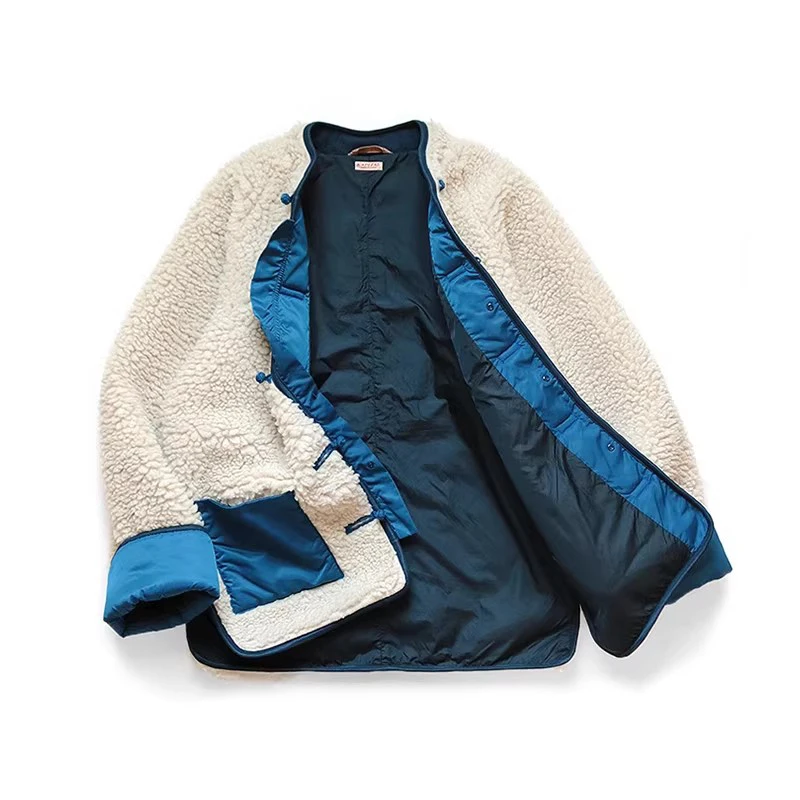 2026 KAPITAL  Cashmere fleece Tang suit loose-fitting jacket coat TX1509