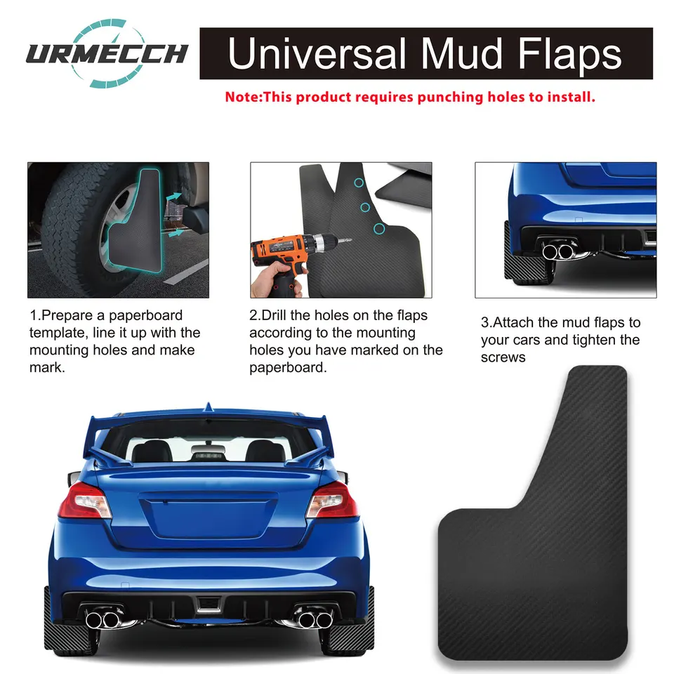 Mud Flaps Mudflaps Splash Guards Mudguards Fender For Subaru