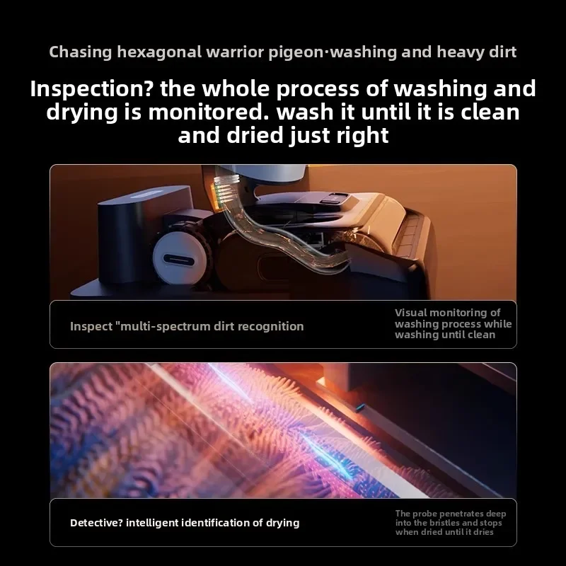 إصدار DREAME H40 Ultra Extreme مكون من 90 قطعة ℃   غسالة الماء الساخن، دفعة مزدوجة، 0 متشابكة، 0 بقع مائية، أصلية