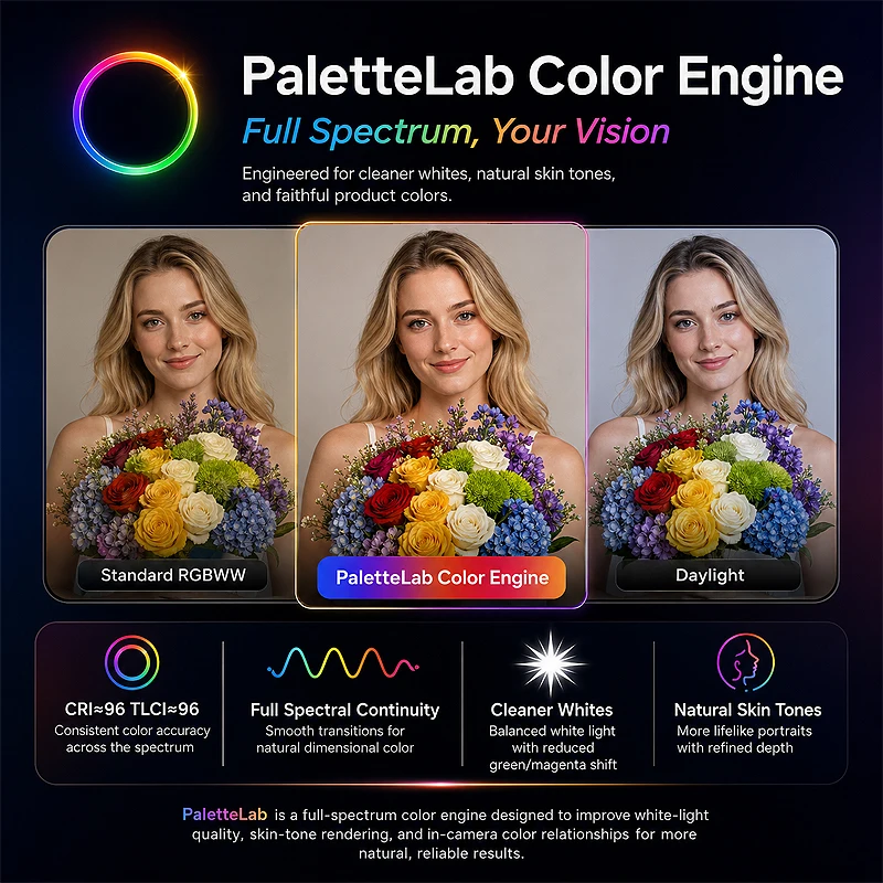 Luz de Video LED a Todo Color - Photography Lighting Wireless reseña y precio