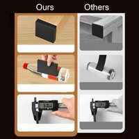 DIY Anti-slip Furniture Pads Mute Mats Bumper Damper Thick Non-Slip Pad Foot Cover Self Adhesive Table Chair Foot Protection Pad 4