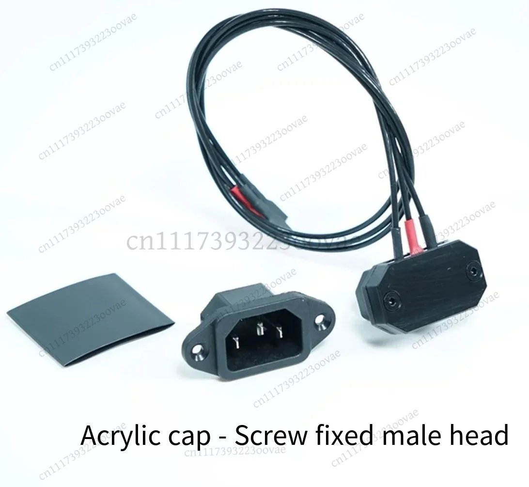 Df 90 Degree Elbow Computer Case Power Extension Cable Tin Plated Wire One Male One Female For PC Power Supply Connection