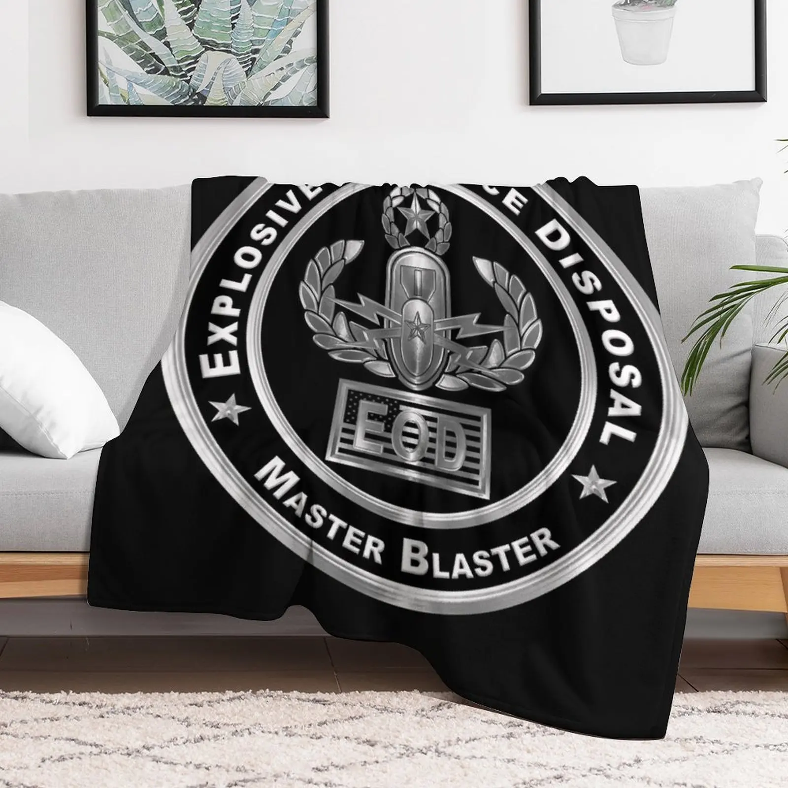 Explosive Ordnance Disposal EOD Throw Blanket Summer Beddings Custom Blankets