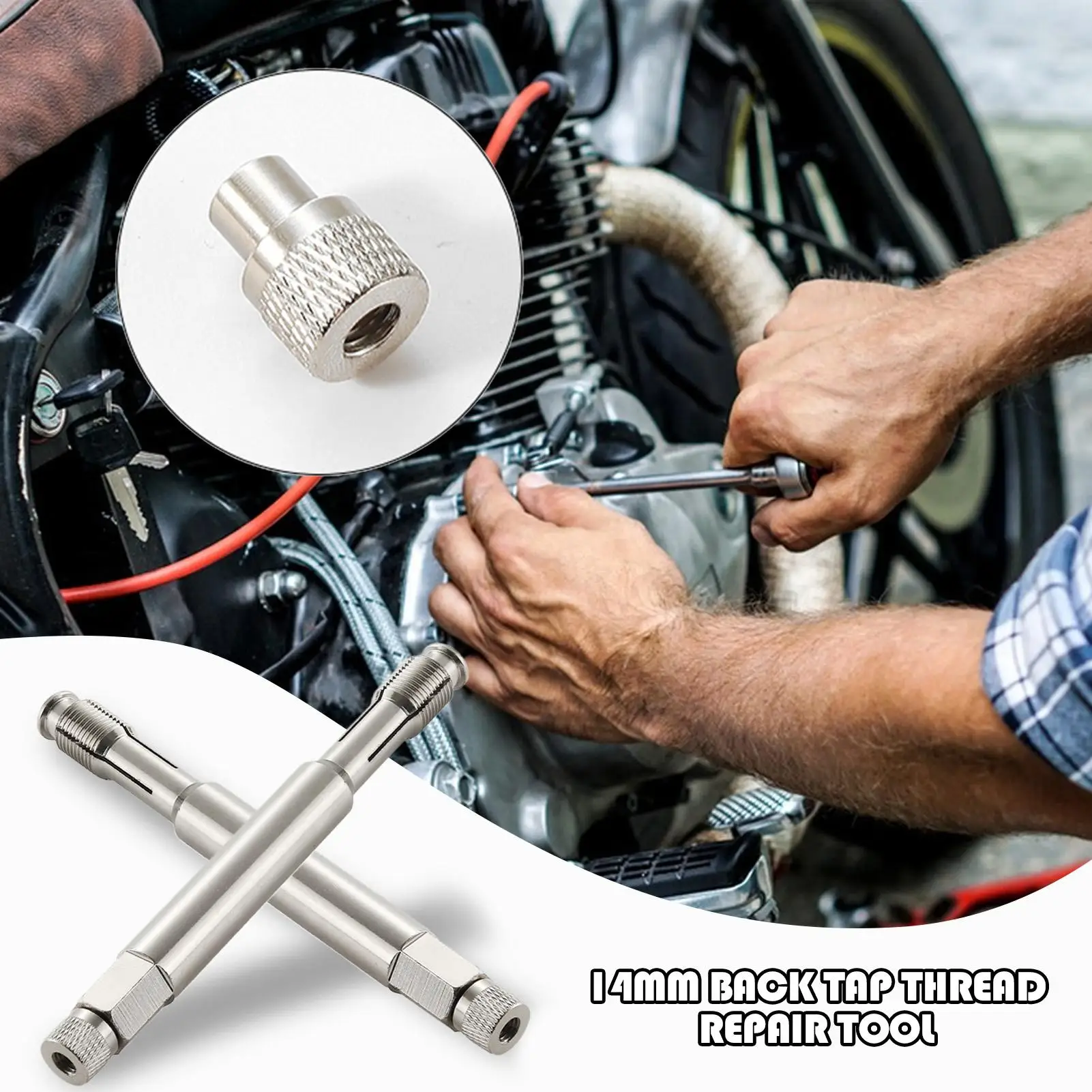 

Инструмент для ремонта задней резьбы, инструмент для ремонта автомобильной резьбы M14, прецизионная шестерня для обслуживания автомобилей, стальная конструкция, прецизионная шестерня для рукоделия