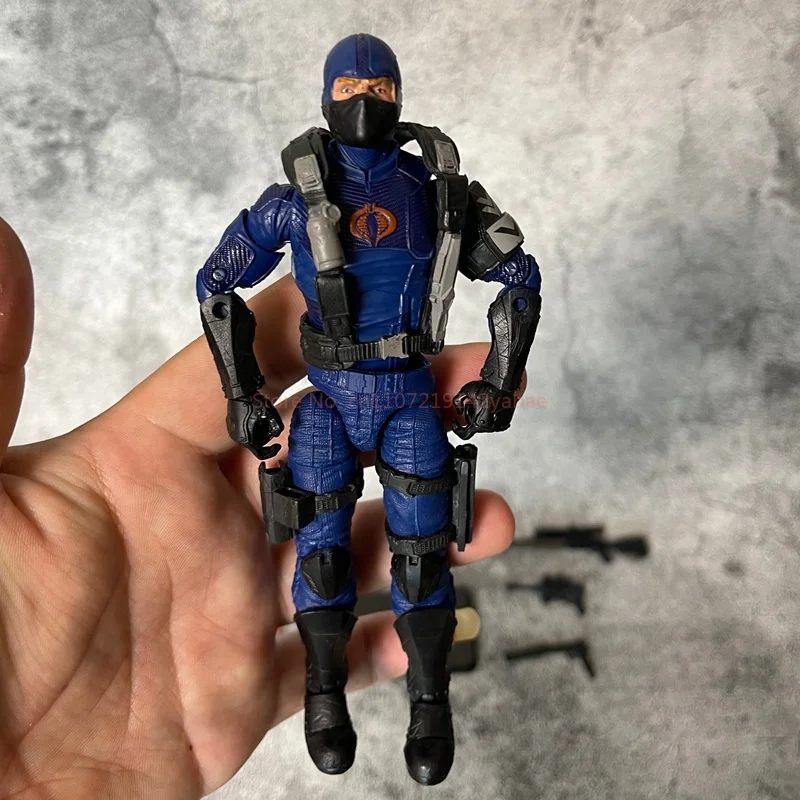 Genuino 20cm G.I. Joe serie clasificada Retro ojos de serpiente Cardback Cobra Trooper Enermy figura de acción juguete de modelos coleccionables regalo