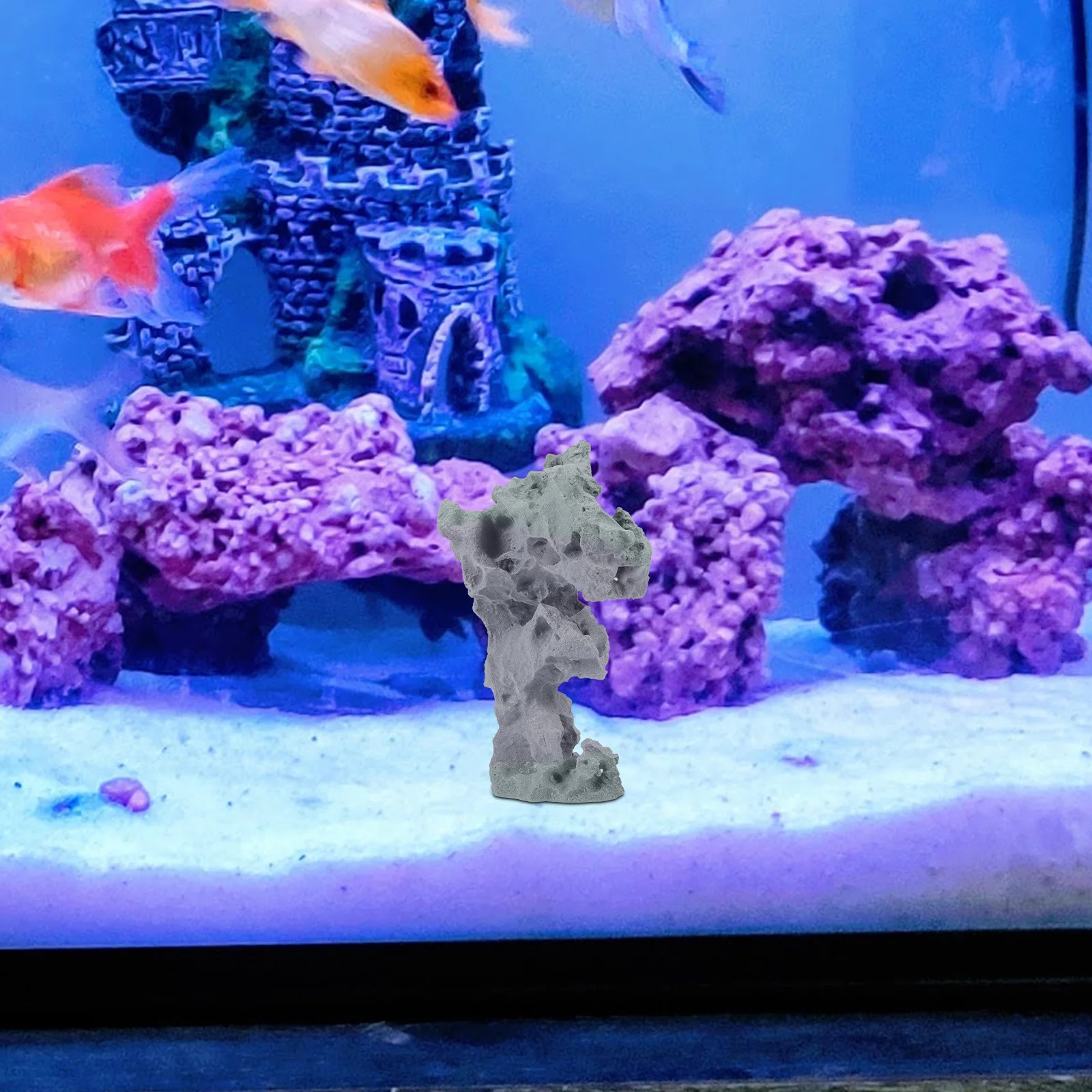 

Mini Fake Rockery Ornament for Aquarium Fish Tank Decor Rock Landscape Stone Micro Scene Bonsai Garden Accessories Home Desktop