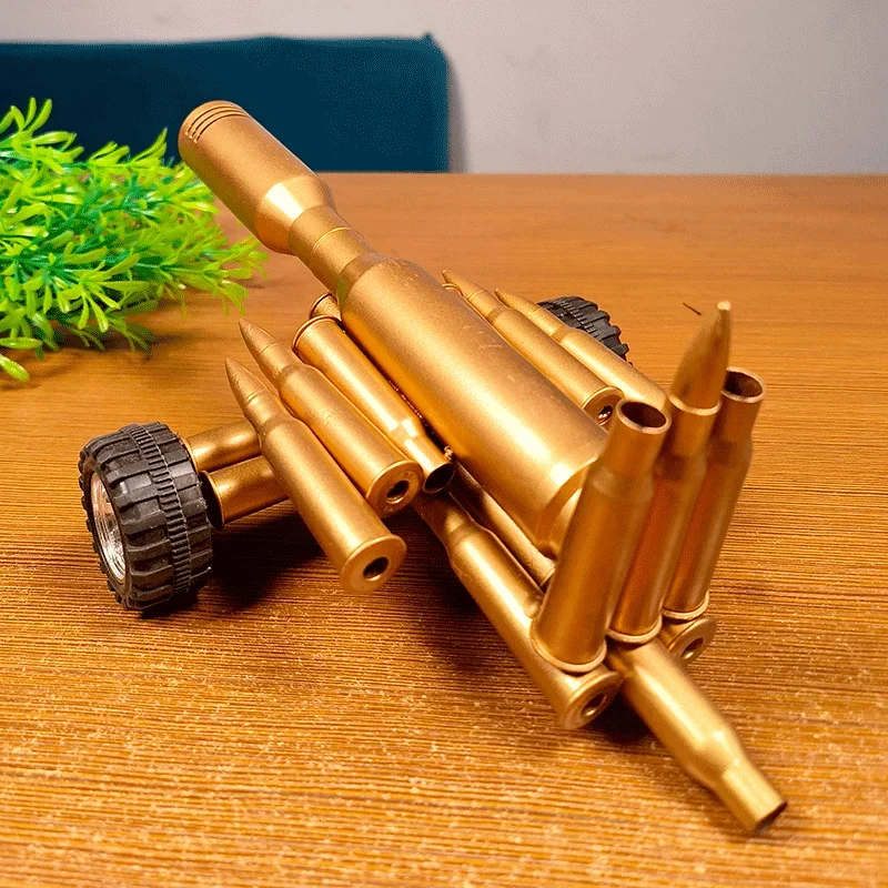 Shell cannon  Single barrel cannon  Handmade welding  Home decorations and ornaments model  Retirement souvenirs