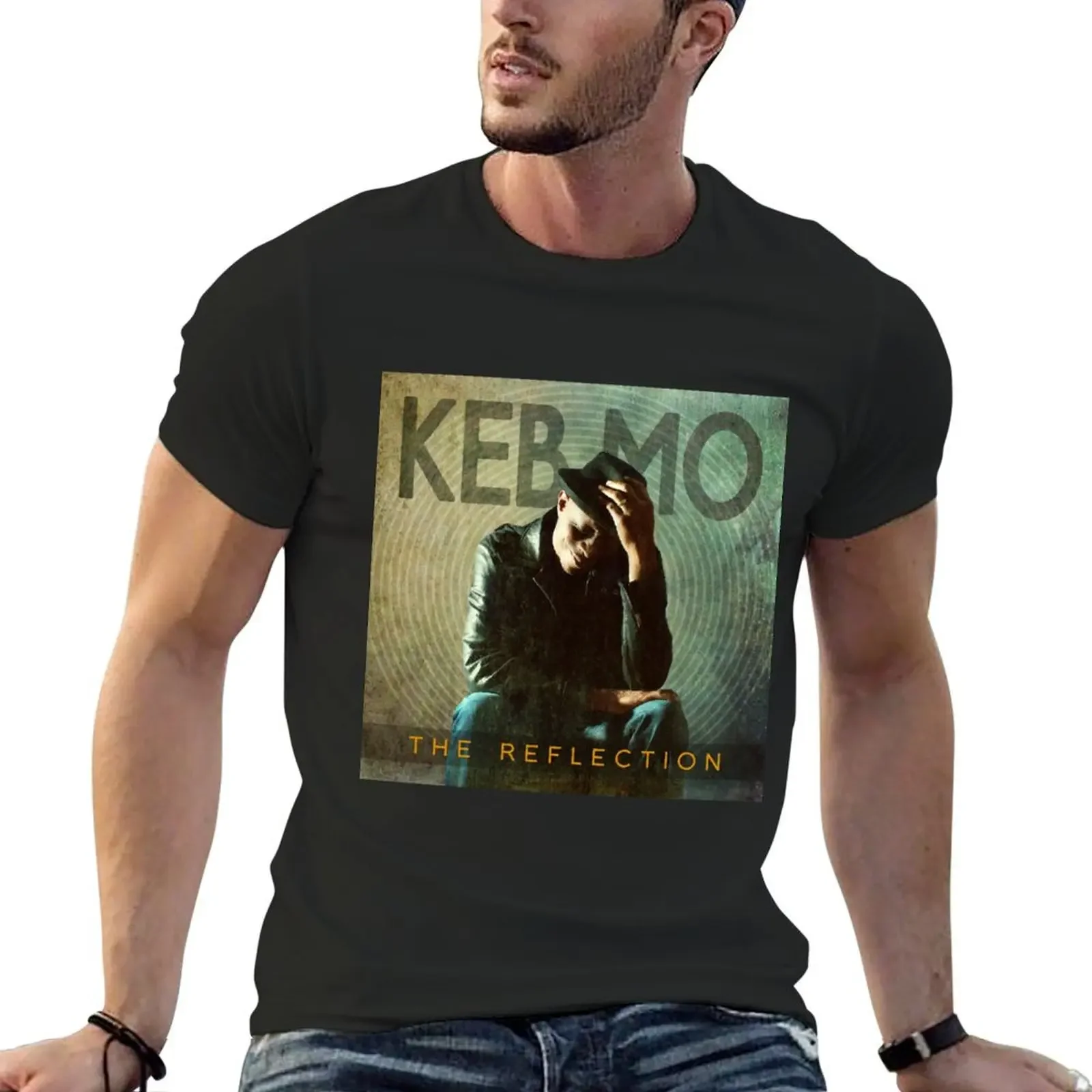 

Keb Mo the reflection T-Shirt blacks cotton graphic tees quick-drying shirts graphic tees black t shirts for men