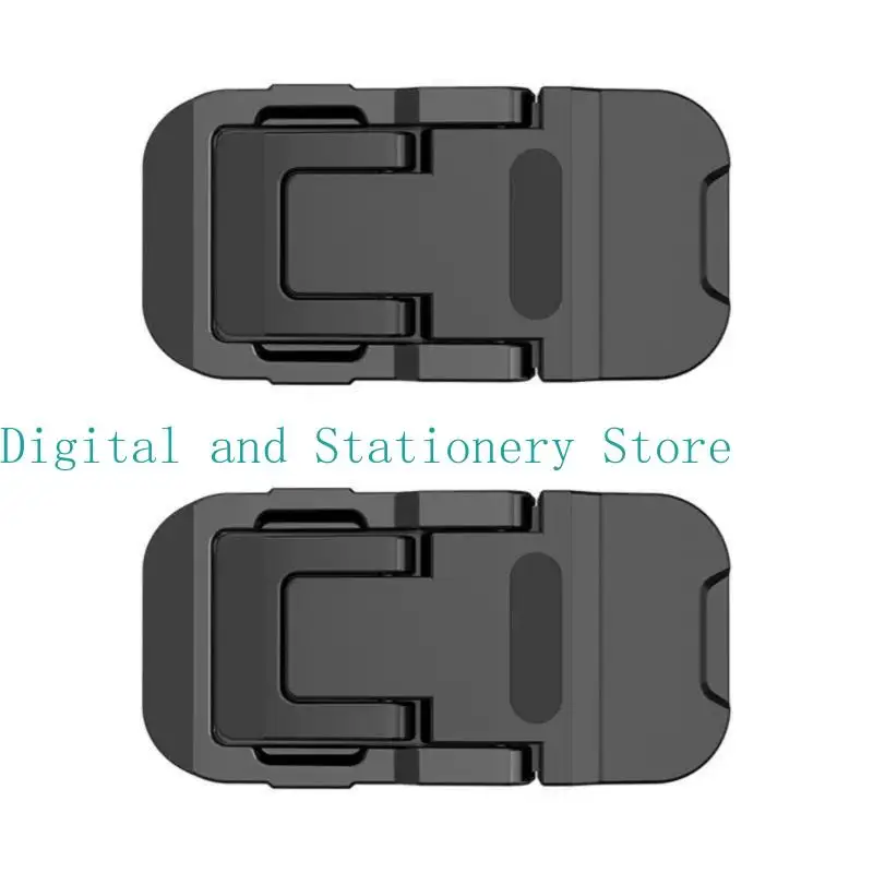 

652F Foldable Keyboard Risers 2Pack Portable Aluminum Laptop Stand with AntiSlip Pad Notebook Stand Efficient Work Setups