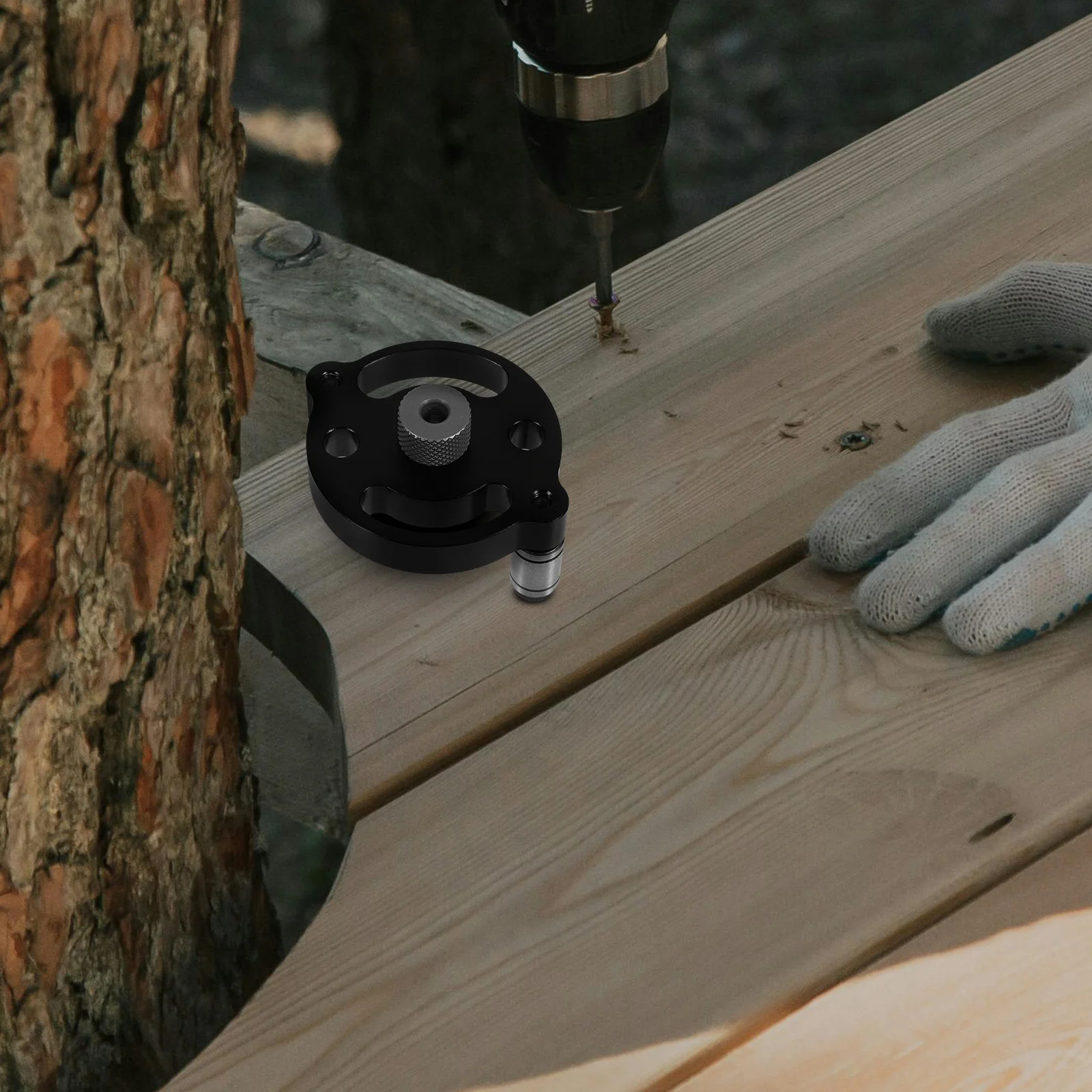 

1Set Woodworking Straight Hole Locator Self Centering Doweling Jig Guide for Furniture Cabinetry DIY
