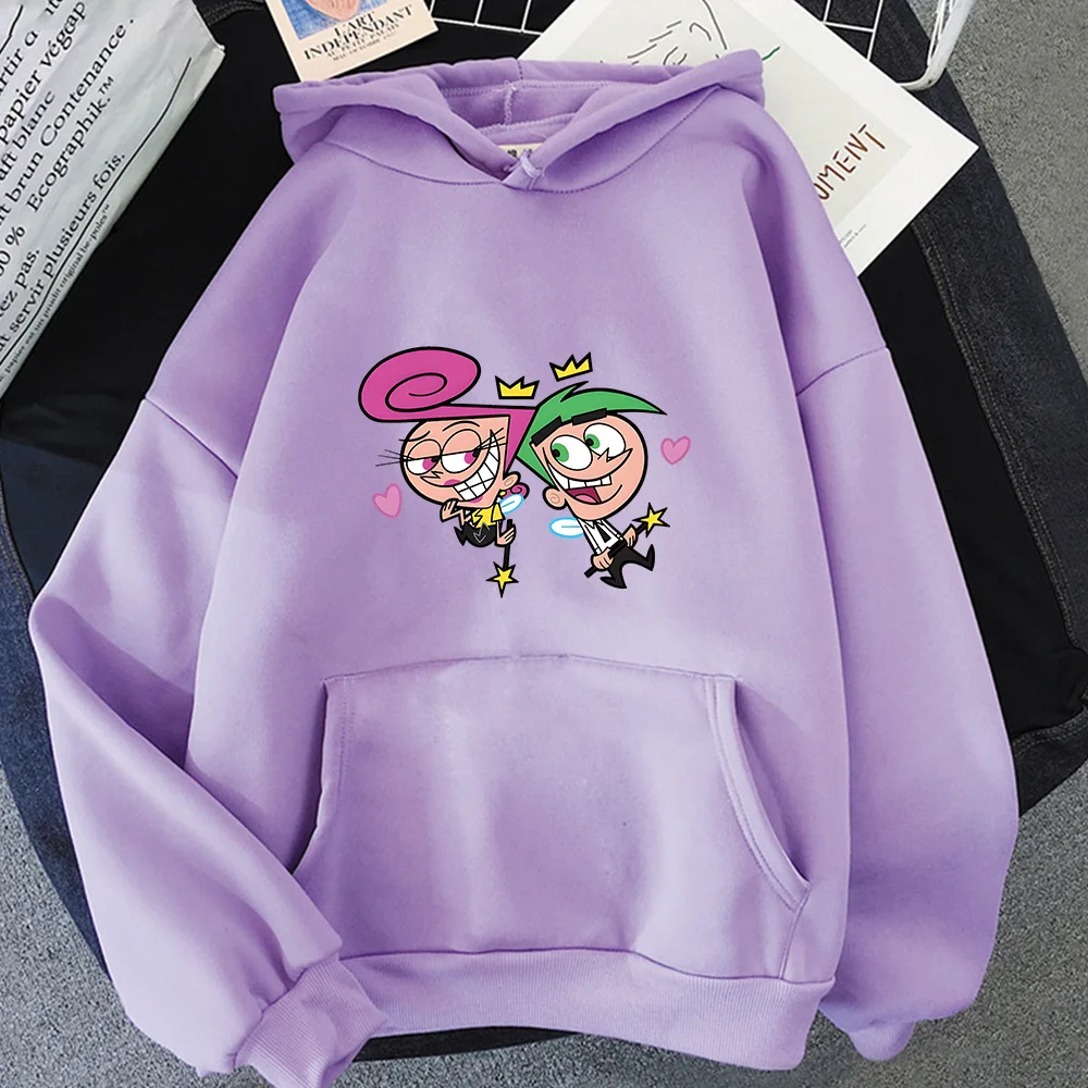 Fairly OddParents Cartoon Print Hoodies Costume Cosplay Anime Sweatshirt Funko Pop Harajuku Kawaii Clothes Moletom Cute Hoody