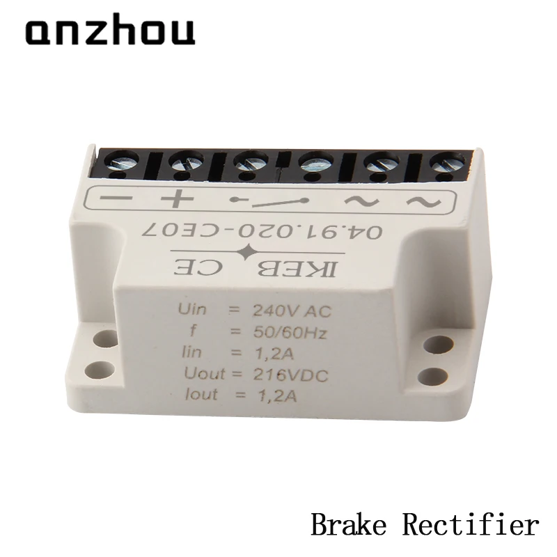 Motor Brake Rectifier Module 04.91.020-CE07 Full Wave Brake Rectifier