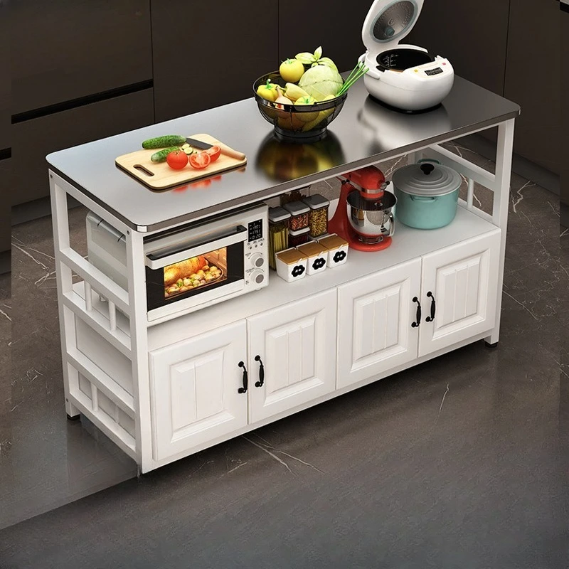 

Kitchen shelves, storage, rectangles, table cabinets, stainless steel
