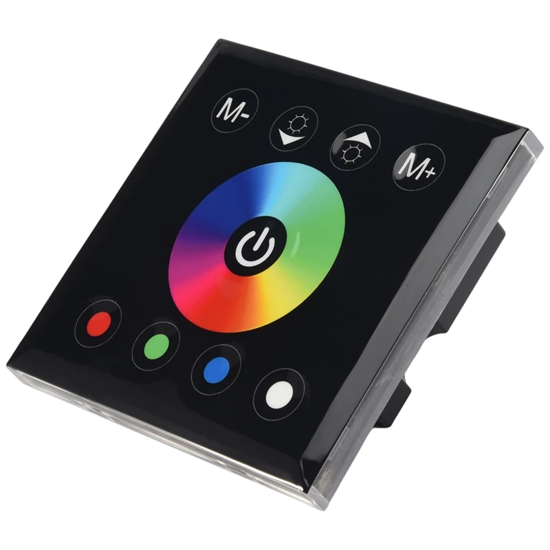 

DC12V-24V RGB/RGBW настенный контроллер сенсорной панели стеклянная панель диммер контроллер для светодиодных лент лампы