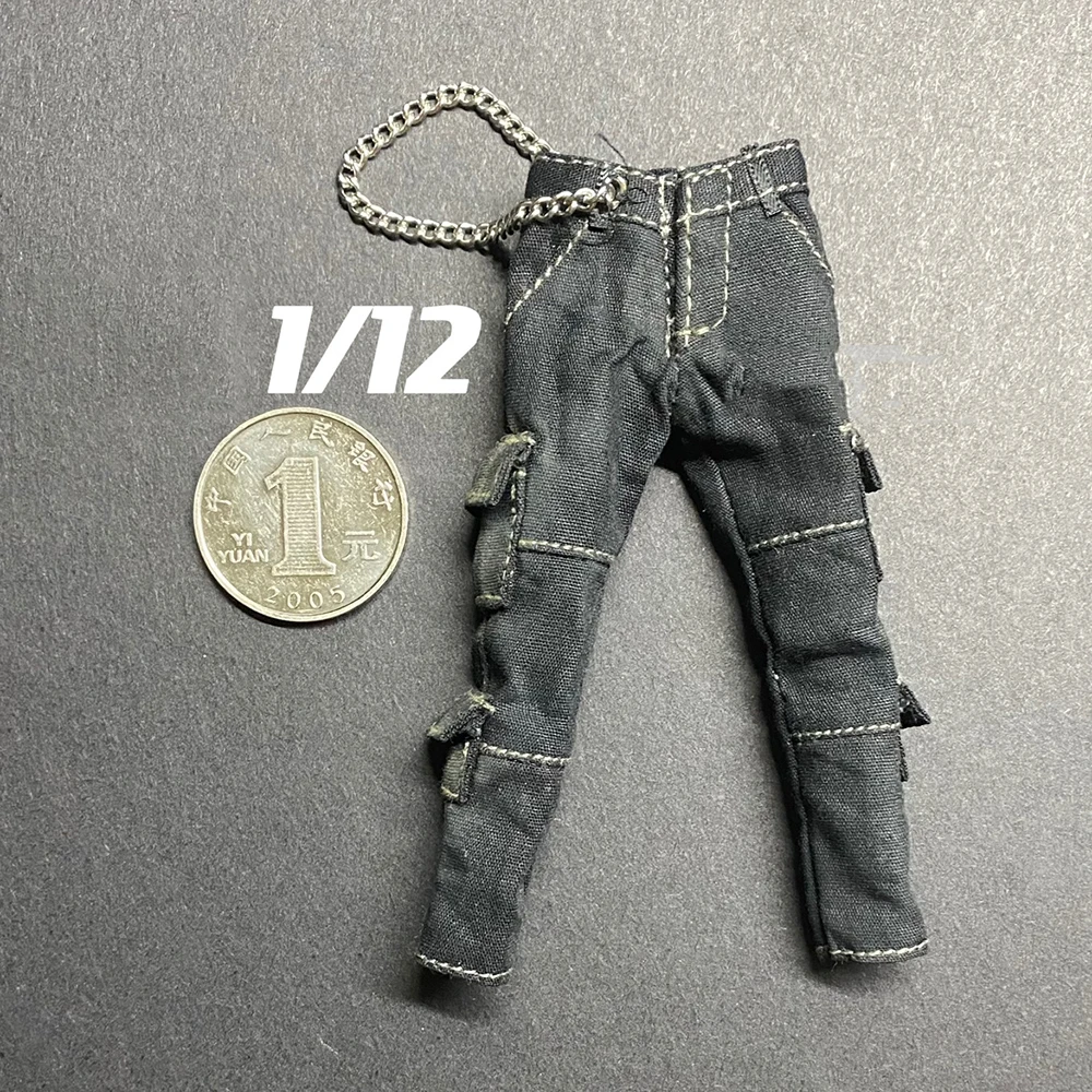 

DEVIL TOYS Scale 1/12 Fashion For Boys Pant Trousers Model For 6inch Movable Body Doll Accessories