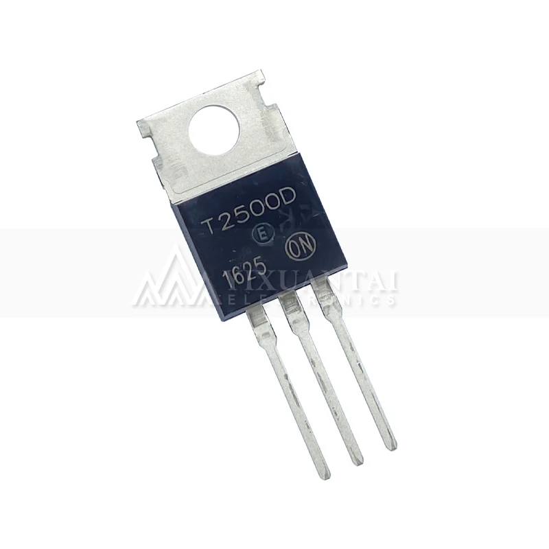 10pcs/lot T2500D   NEW origina T2500D 6A 400V  T2500 TO220 Triode Transistor TO-220