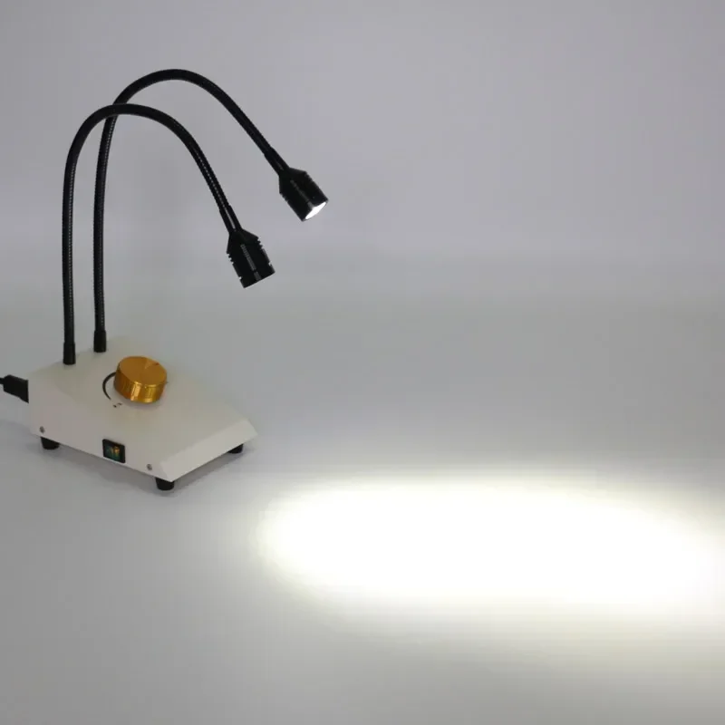 

6 Вт 7500 К высокая яркость светодиодный светильник на гибкой стойке осветитель лампа прожектор заполняющий свет для промышленной видеомикроскопической камеры