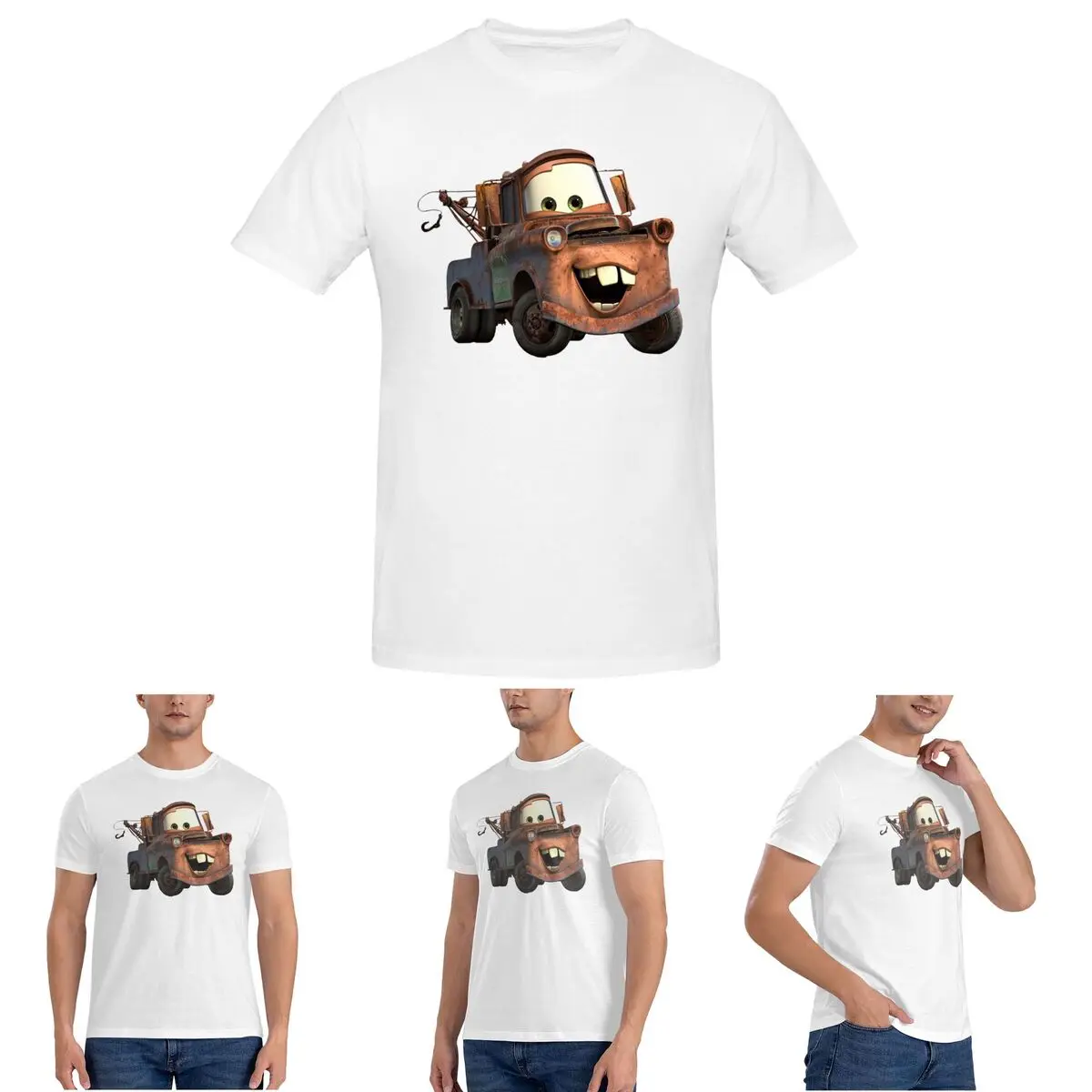 

Mater T-Shirt for Men Cotton Plus Size T Shirts Men's Short Sleeve Crew Neck Summer Clothes Tops S-6XL
