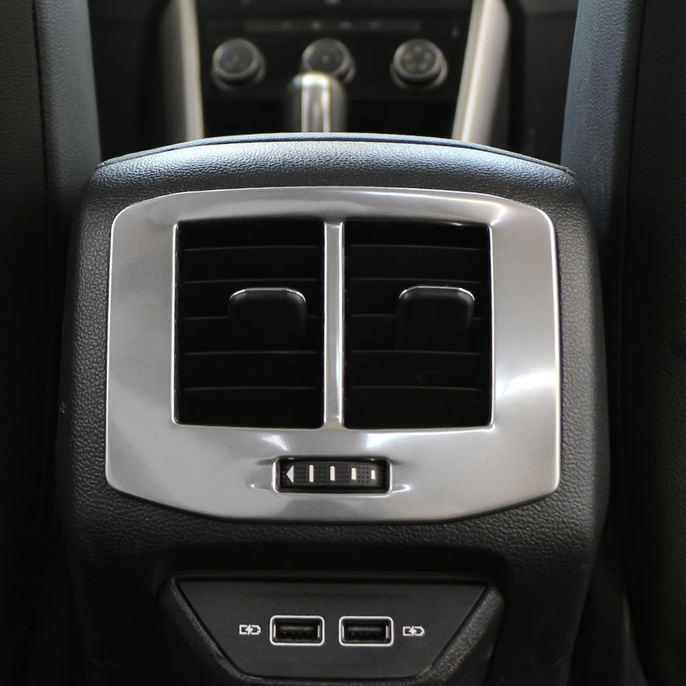 Sandaran tangan belakang mobil bingkai Outlet ventilasi udara untuk Volkswagen T Roc Vw t-roc 2017 2018 2019 2020 2021 2022 Aksesori Mobil