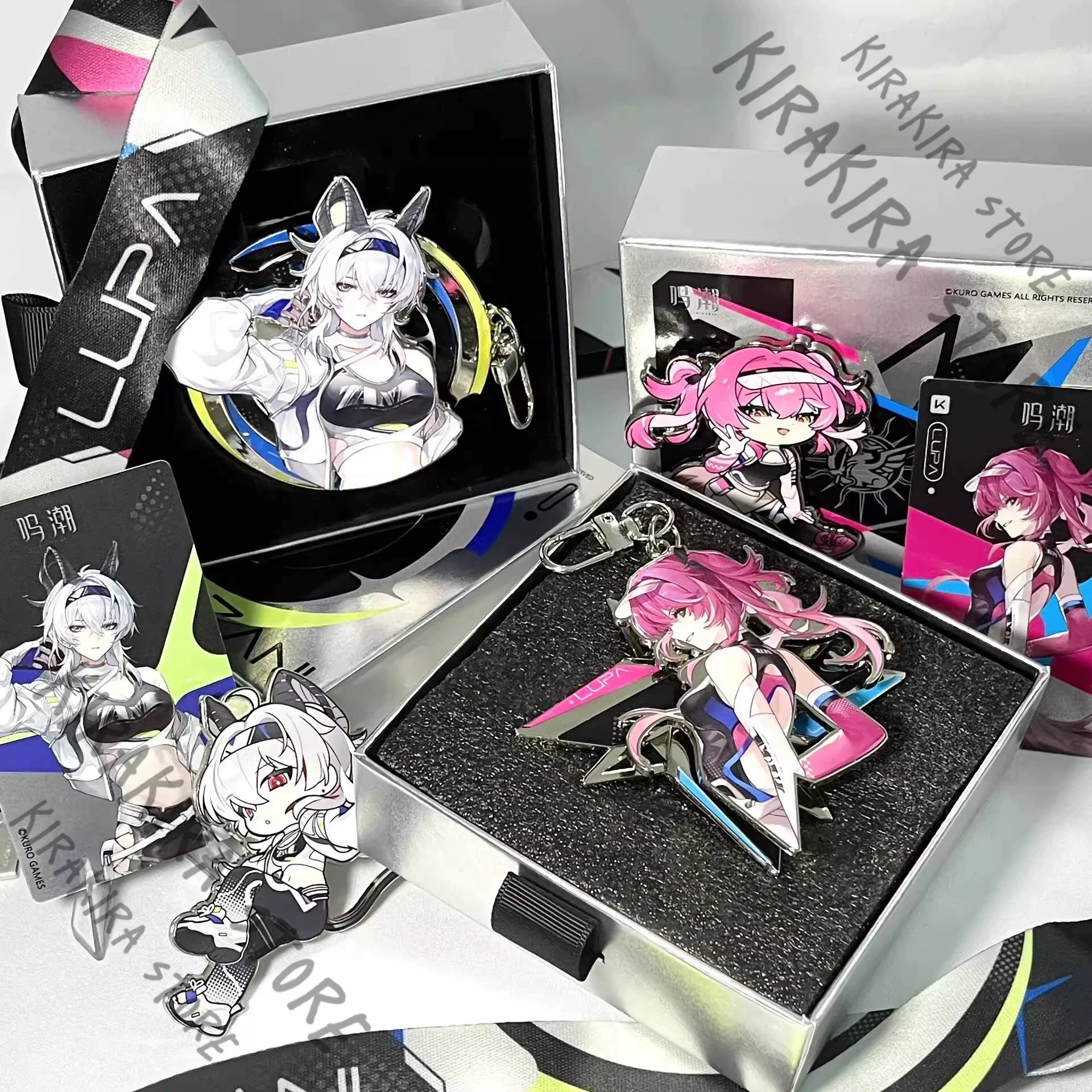

Wuthering Waves Zani Lupa Genuine Medal Pendant Badge Q Version Cosplay Refrigerator Magnet Official Christmas Present