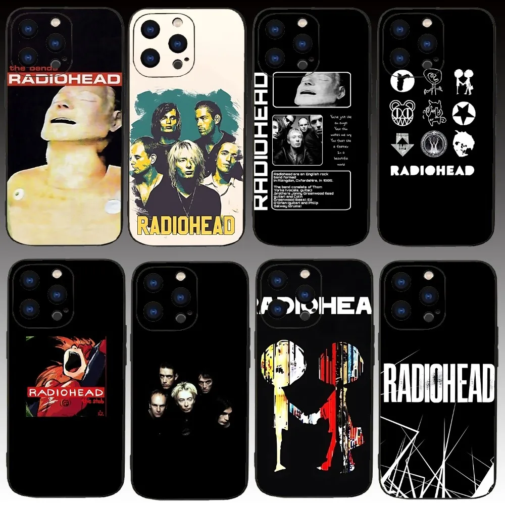 Rock Band R-radioheadser Phone Case For Iphone 15 11 13 14 Pro Max 7 8 Plus X Xr Xs Max Se2020 12mini Cover Case