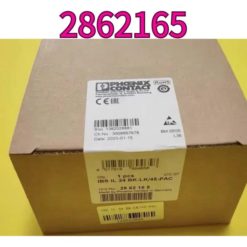 New IBS IL 24 BK-LK/45-PAC module 2862165 with a one-year warranty for quick delivery