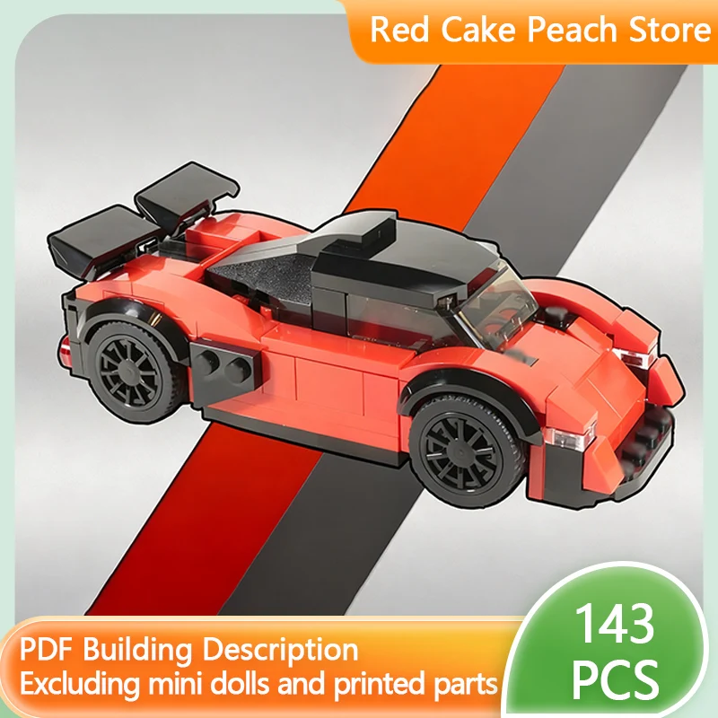 

Модель скоростного гоночного автомобиля MOC, строительные кирпичи Zonda, верхний уровень, спортивный автомобиль, модульная технология, детские праздничные подарки, сборный игрушечный костюм