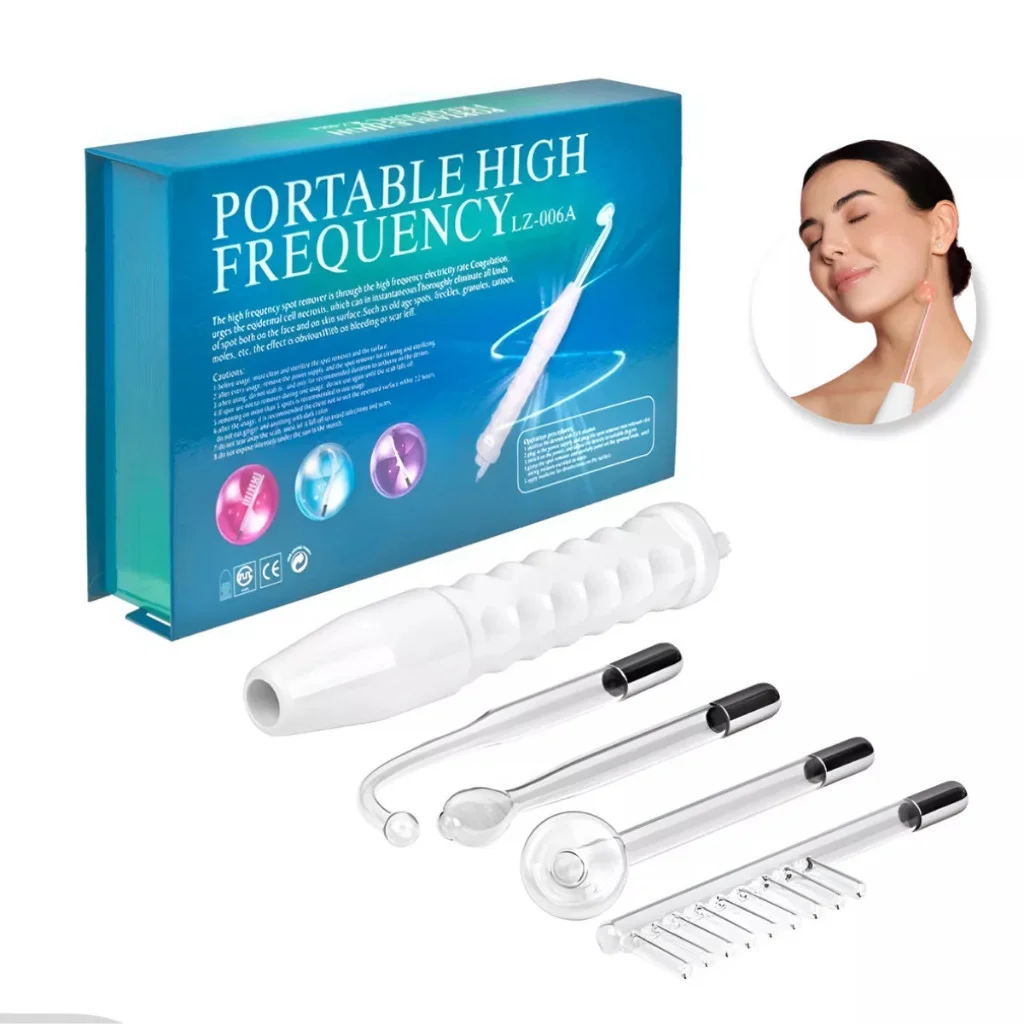 Eletroterapia Facial 4 em 1 Estimulador Muscular Rejuvenescedor Tonificador de Pele Portátil Recarregável