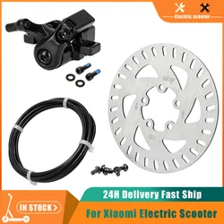 Stainless Steel Rotor 130mm Brake Disc for Xiaomi Mi Electric Scooter 4 Pro Aluminum Alloy Disc Brake Caliper Line Cable Parts