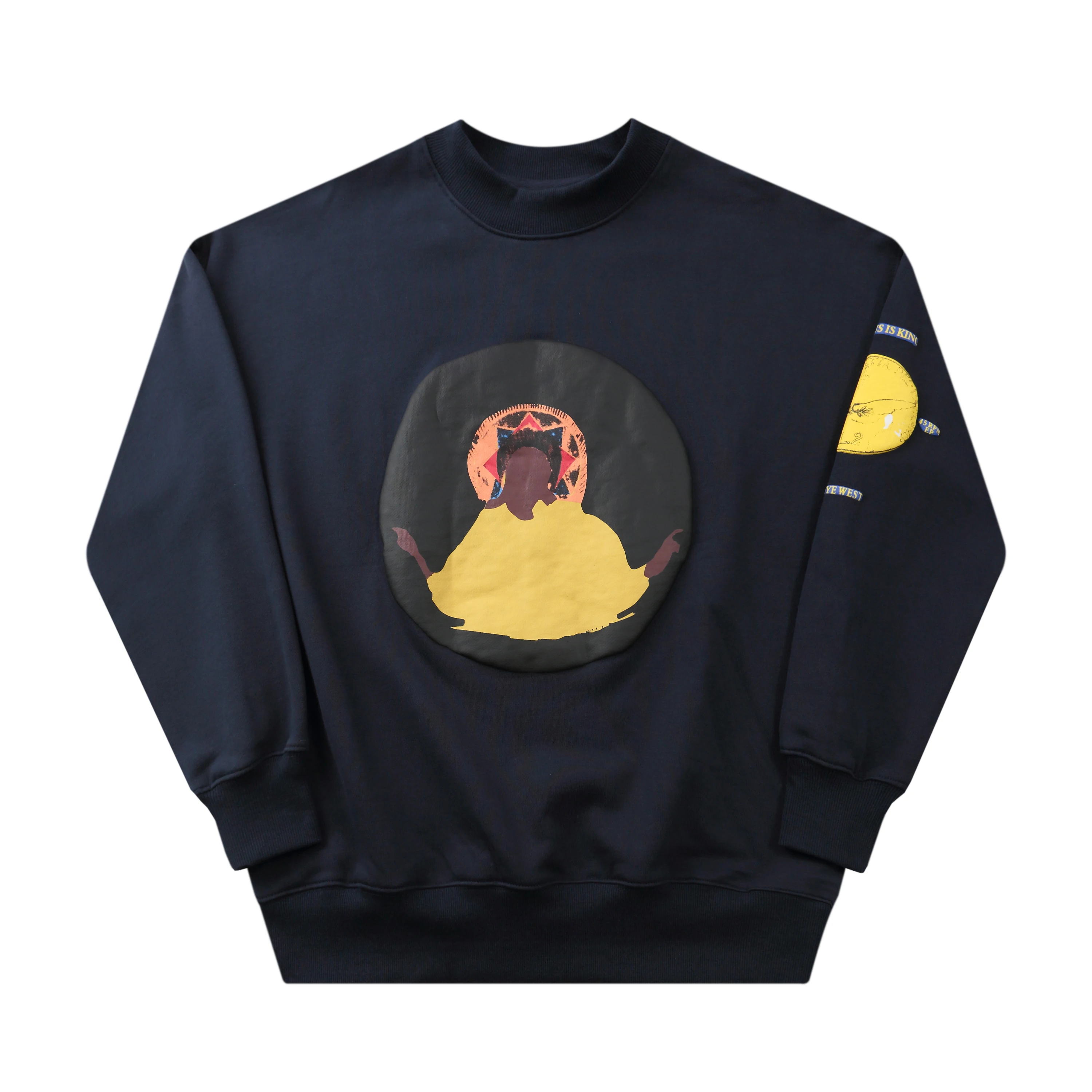 

Худи Kanye West Jesus Is King, лимитированная серия, с портретом Чикаго, религиозный дизайн, молодежный стиль, хлопок, круглый вырез, с принтом