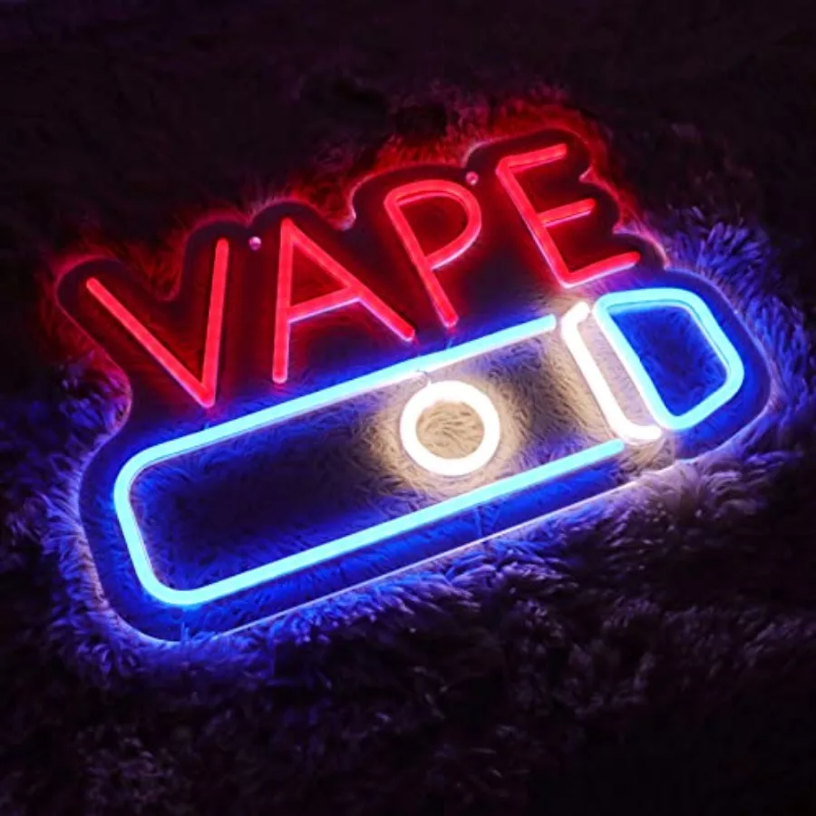 Smoke Shop Neon Sign for Business Advertising, Man Cave Light, Atmosphere Neon Lights for Pub, Smoking Lounge, Party Decor.5V U