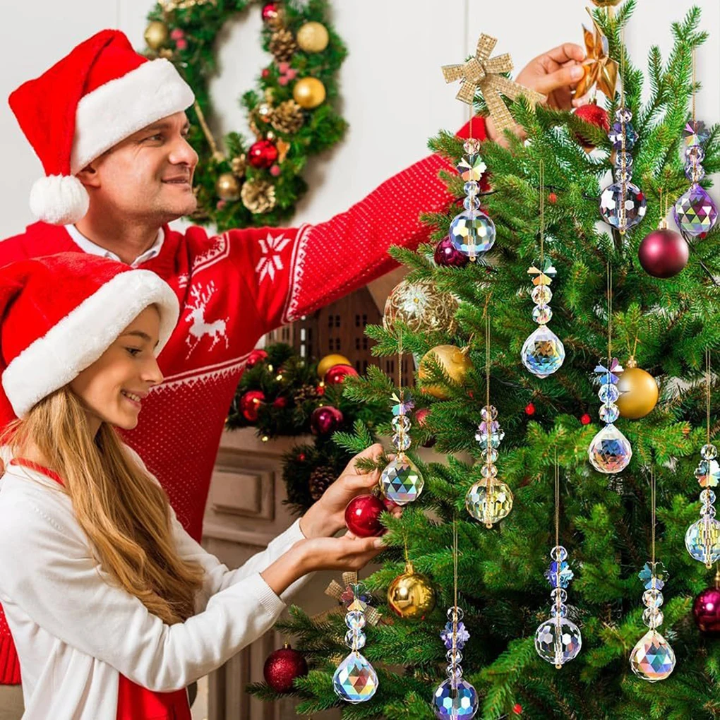 جديد 12 قطعة زينة عيد الميلاد الصغيرة الزجاج عيد الميلاد الحلي الزجاج عيد الميلاد الكرة الحلي لشجرة معلقة الديكور للحزب