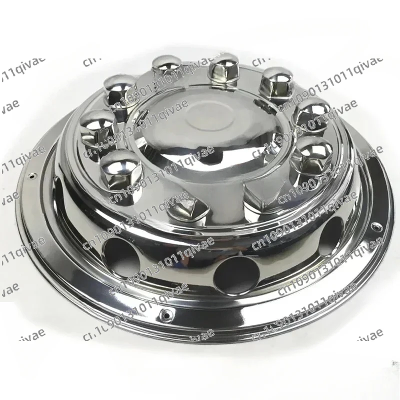 

New 10 hole hubcap wheel cover 22.5 inch luxury all-inclusive bus van stainless steel modified car accessories
