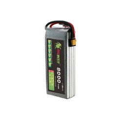 High performance and large capacity 8000 mah 4S 14.8v 35C RC car power battery