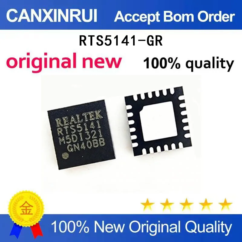 

(5-100 Pieces) Brand new original RTS5141-GR silk screen RTS5141 QFN-24 spot chip IC