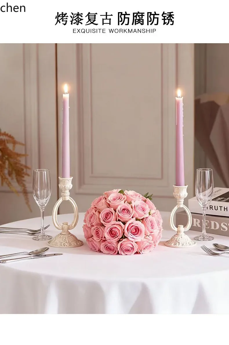 candle holder wedding romantic candlelight dinner props wedding decoration table small candle holder