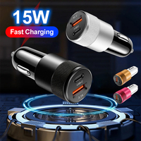 3.1A Car Charger Cigare Tte Ligh Ter Adapter USB-Type-C Fast Charge Socket Power Outlet Replacement Parts
