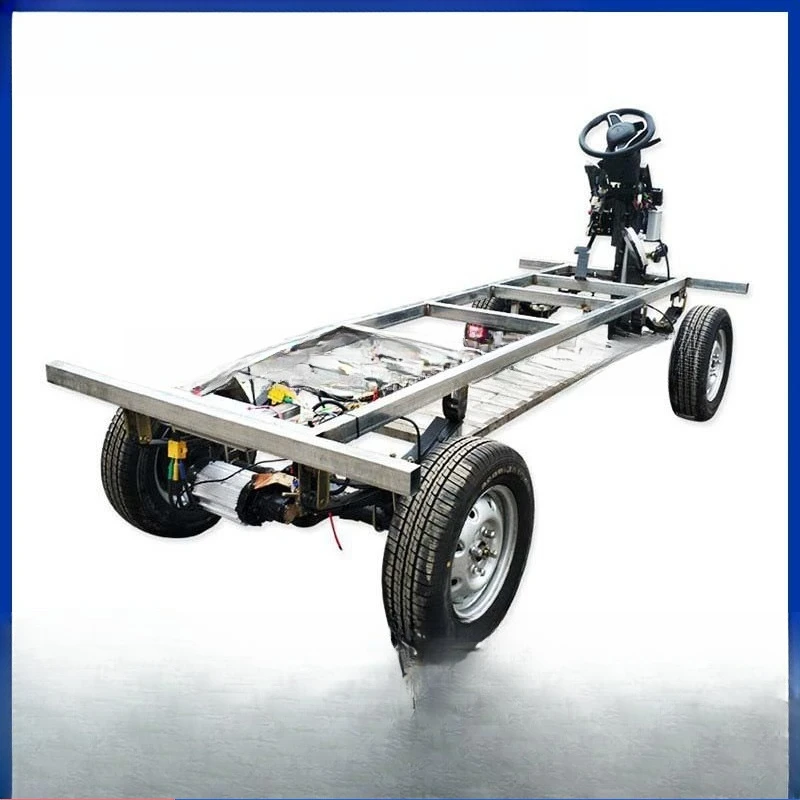 Electric four-wheeler frame chassis special-shaped heavy-duty cruise float chassis frame remote control handling wire-controlled