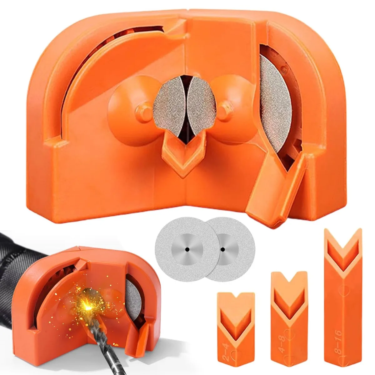 

Drill Bit Sharpener for grinder Multipurpose Drill Bits Grinding Sharpener Portable Drills Grinder Grinding Tool for Electric