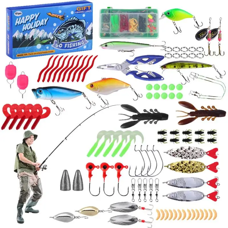 

Fishing Lure Sets For Freshwater 101X Saltwater Trout Fishing Lures Fishing Lover Fishing Baits Tackle Box Fishing Accessories