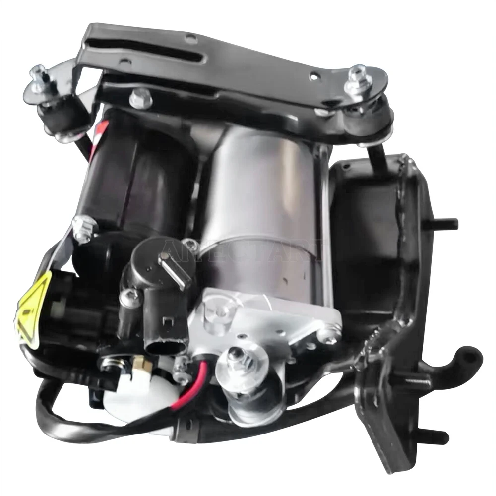 1x Air Suspension Compressor With Bracket and Filter For Jaguar Super V8 XJ8 XJR 2004-2009 XJ X350 X358 2004-2009, OEM C2C27702